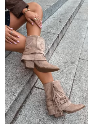 Dámské kovbojky BOTO NS591P BEIGE