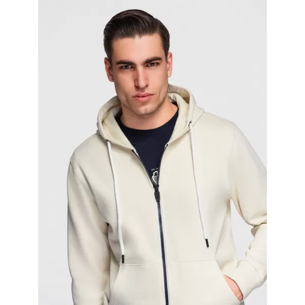  Pánská mikina OMBRE OM-SSBZ-0272 CREAM 