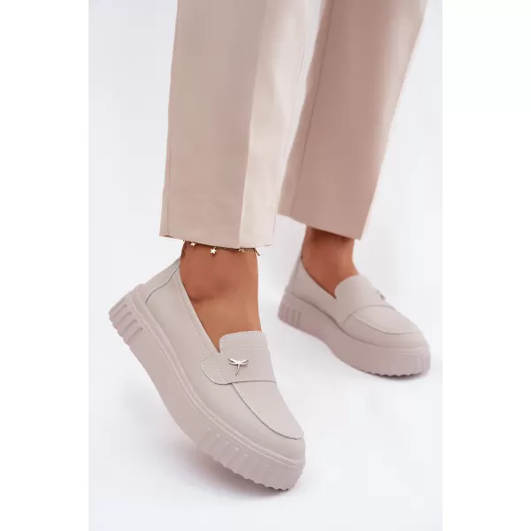  Dámské polobotky VINCEZA 93218 BEIGE 