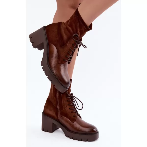  Dámské kotníkové boty VINCEZA 58665 BROWN 