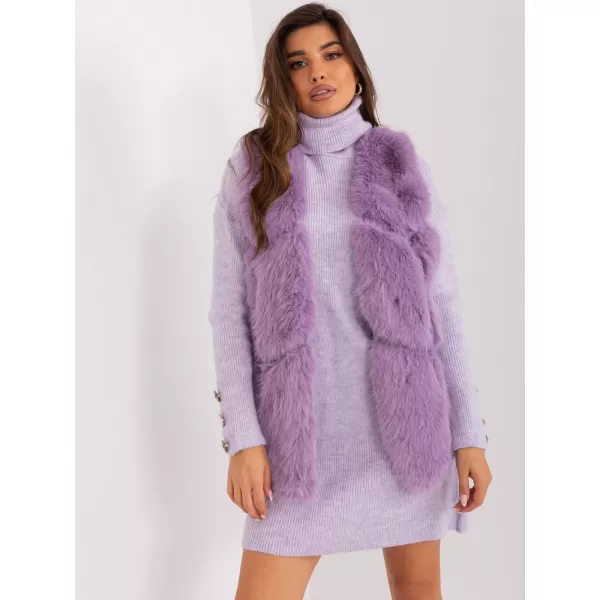  Dámská vesta WOOL FASHION ITALIA AT-KZ-2375.00P BRIGHT PURPLE 