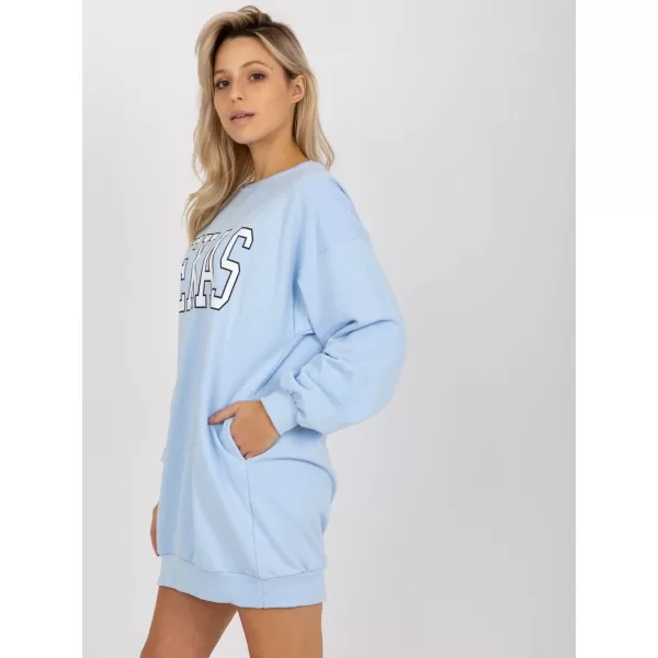  Dámská mikina EX MODA EM-BL-U719.82P LIGHT BLUE 