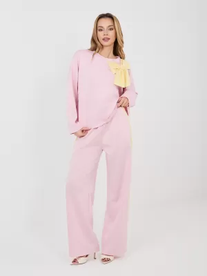 Dámská tepláková souprava RUE PARIS IT-KMPL-22220.25 BRIGHT PINK