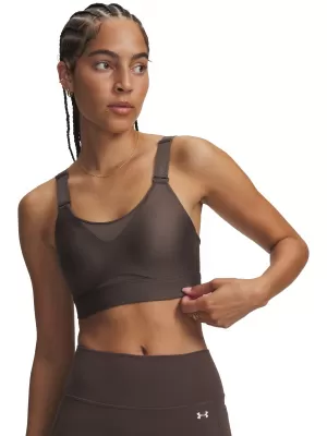Dámská podprsenka UNDER ARMOUR INFINITY HIGH 2.0 BRA 1384112-201 HNĚDÁ