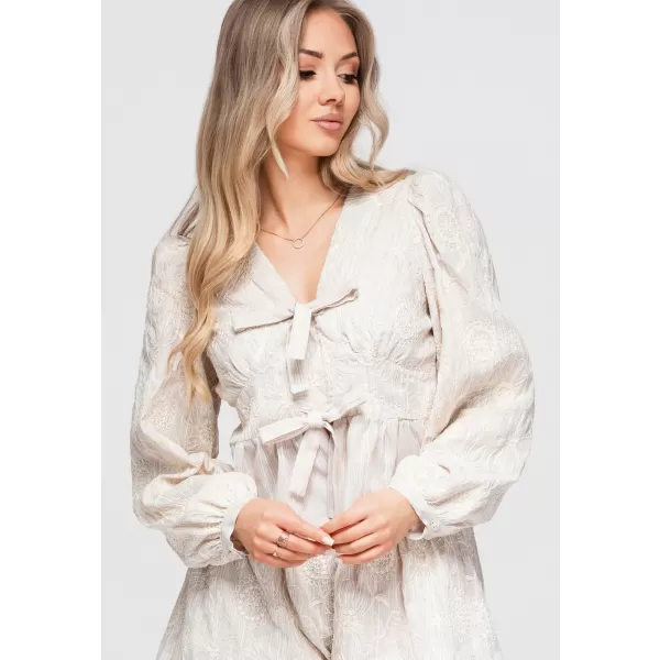  Dámská blůza OMBRE OW-TS-E0060 BEIGE 