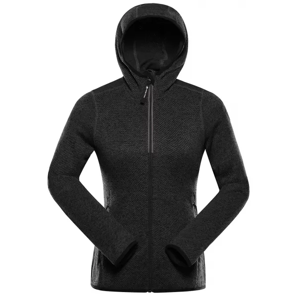 Dámský hřejivý svetr ALPINE PRO ZEGA 3 BLACK 