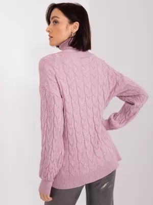 Dámský svetr WOOL FASHION ITALIA AT-SW-2348.07 BRIGHT PURPLE