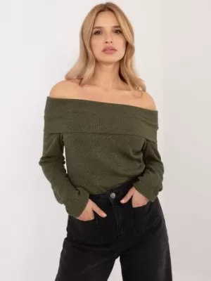 Dámský svetr ITALY MODA DHJ-SW-A2449.33 KHAKI