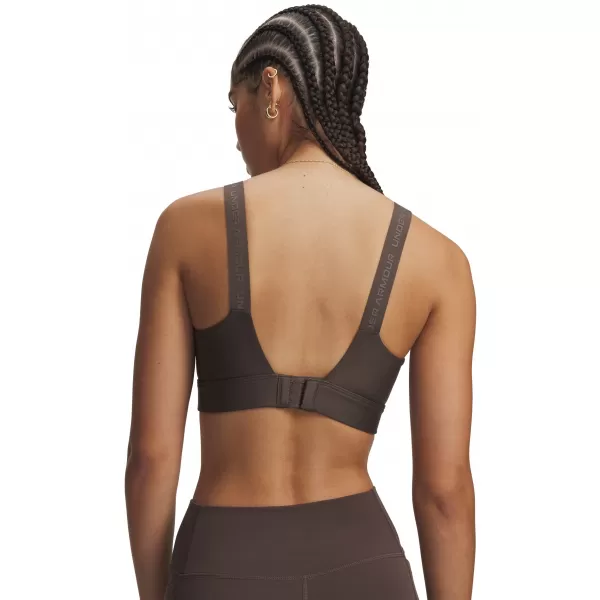  Dámská podprsenka UNDER ARMOUR INFINITY HIGH 2.0 BRA 1384112-201 HNĚDÁ 