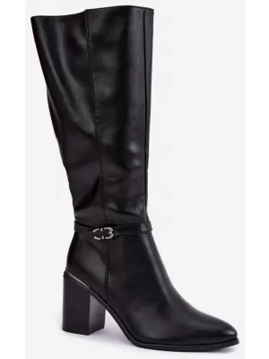Dámské kozačky SERGIO LEONE KZ-08 BLACK