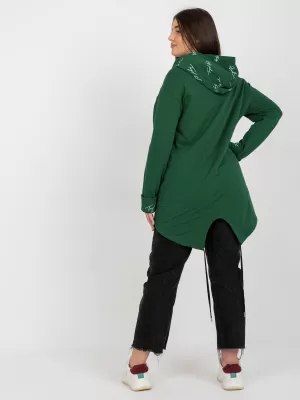 Dámská mikina RELEVANCE RV-BL-8266.34P DARK GREEN