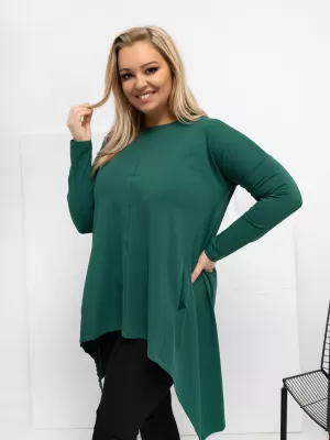Dámská halenka RELEVANCE RV-BZ-7054-1.06 DARK GREEN