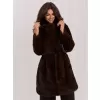 Dámský kabát FACTORY PRICE MBM-PL-25-32.98P DARK BROWN