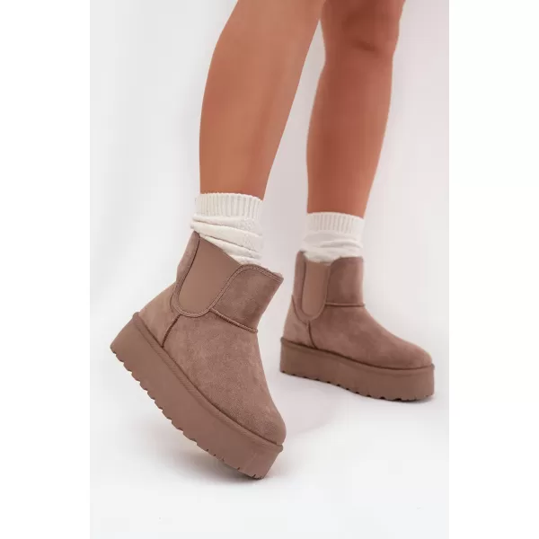  Dámské sněhule BOTO 25BT26-9243 KHAKI 