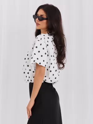 Dámská halenka ITALY MODA MI-BZ-3471.74 WHITE