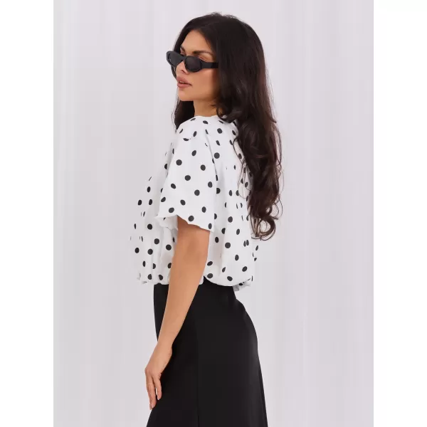  Dámská halenka ITALY MODA MI-BZ-3471.74 WHITE 