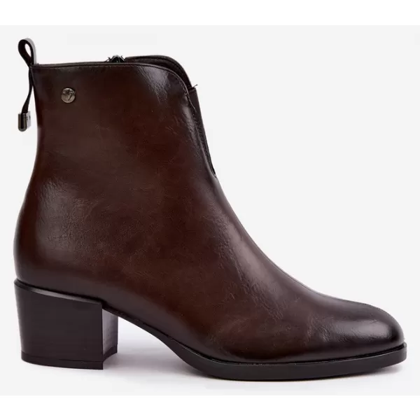  Dámské kotníkové boty VINCEZA 58654 CHOCOLATE 