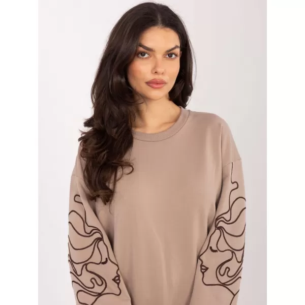  Dámská halenka RELEVANCE RV-BZ-A176.56 DARK BEIGE 