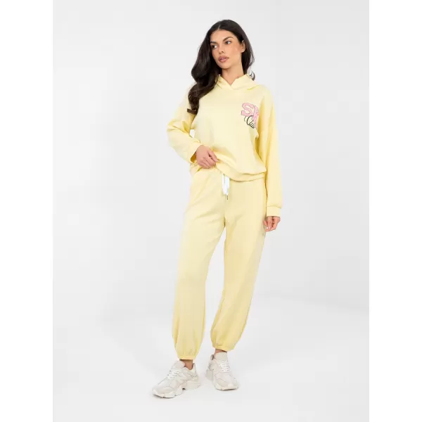  Dámská tepláková souprava RUE PARIS IT-KMPL-22181.29 BRIGHT YELLOW 