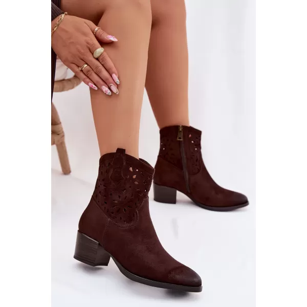  Dámské boty VINCEZA 58452 CHOCOLATE 