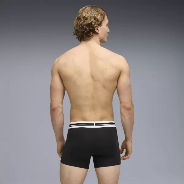  Pánské boxerky PUMA MEN EVERYDAY PLACED LOGO BOXER 2P 93847601 BLACK 