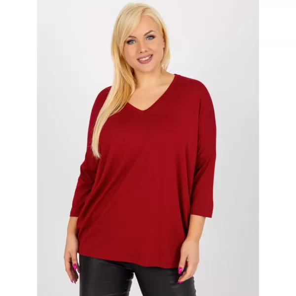  Dámská halenka RELEVANCE RV-BZ-5745.18 BURGUNDY 