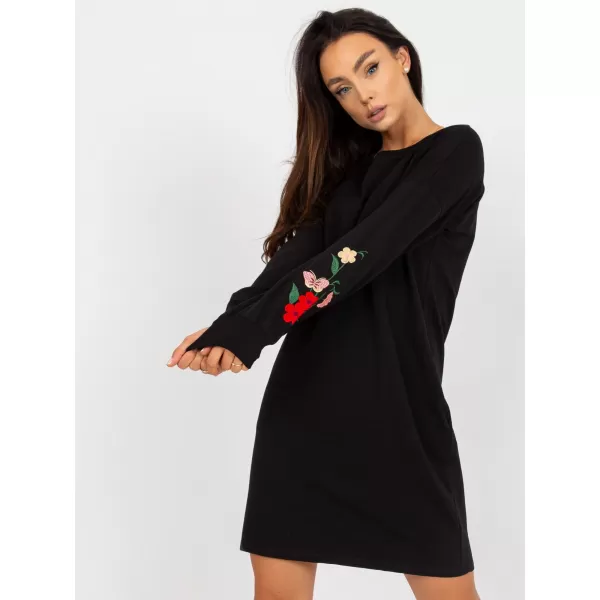  Dámské šaty RUE PARIS RV-SK-8088.59 BLACK 