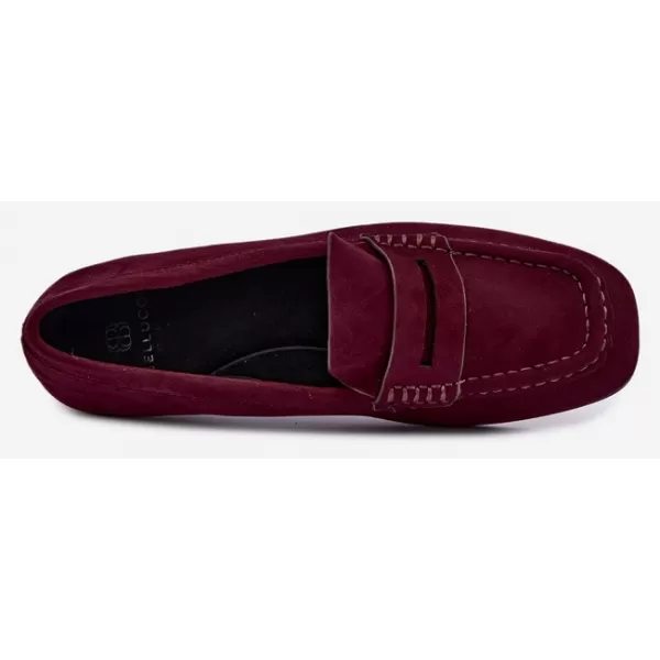  Dámské mokasíny BOTO D-307 BURGUNDY 