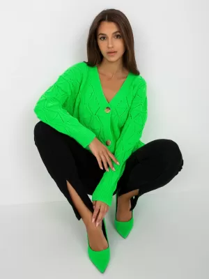 Dámský svetr RUE PARIS LC-SW-8035.06X FLUO GREEN