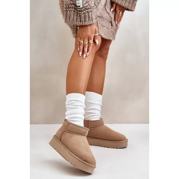  Dámské sněhule BOTO NN604 KHAKI 