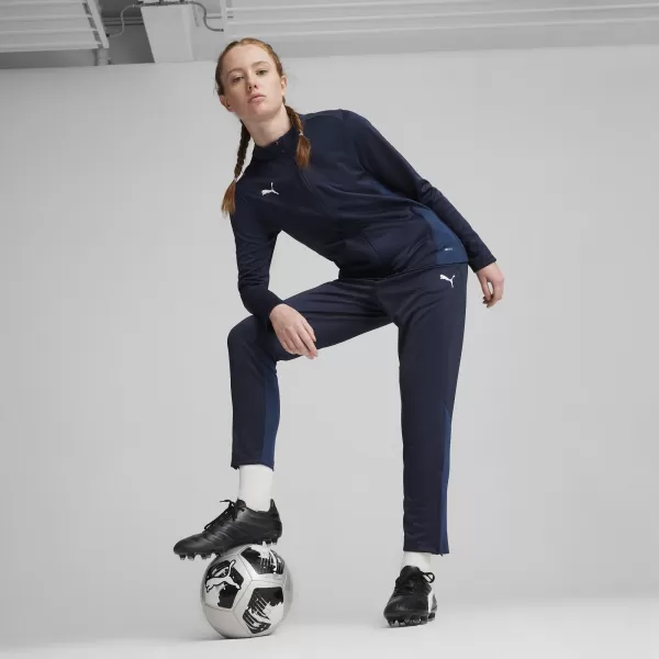  Dámské tepláky PUMA TEAMGOAL TRAINING PANT WMN 658642-06 PUMA NAVY/WHITE/PERSIAN BLUE 