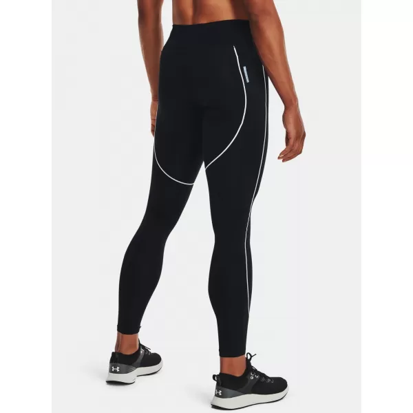  Dámské termo legíny UNDER ARMOUR UA RUSH CG NOVELTY LEGGING 1365720-001 ČERNÁ 