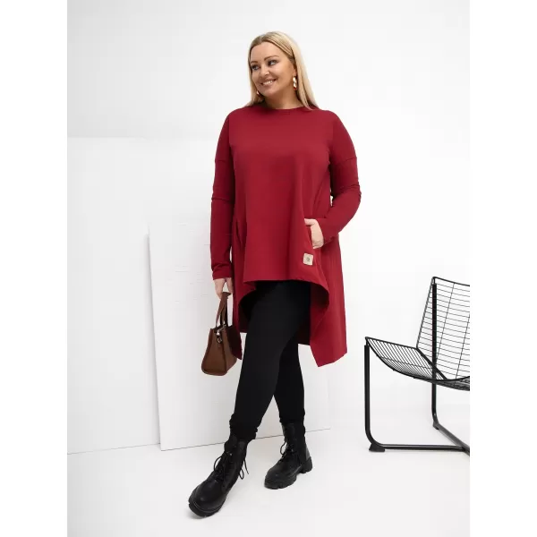  Dámská tunika RELEVANCE RV-TU-5042.09X BURGUNDY 