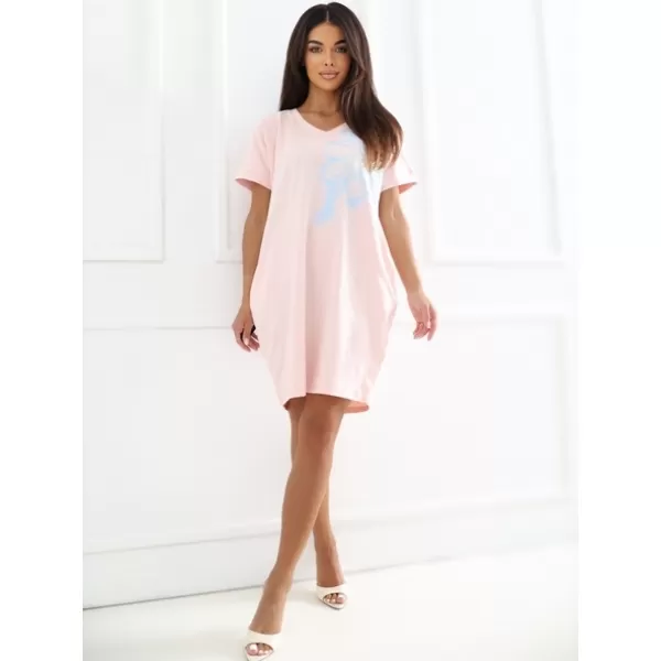  Dámské šaty RELEVANCE RV-SK-A1354.70 BRIGHT PINK 