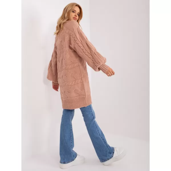  Dámský svetr WOOL FASHION ITALIA AT-SW-2367.76P DARK PINK 