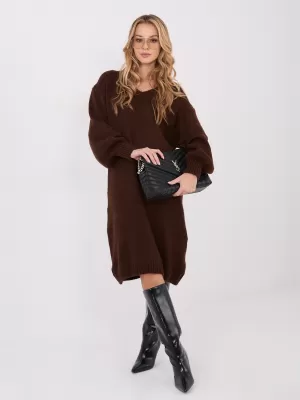 Dámské šaty FACTORY PRICE IN-SK-5962.22 DARK BROWN