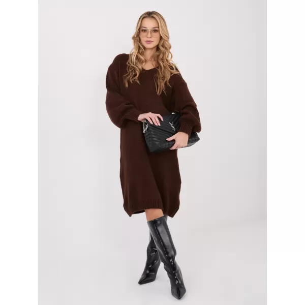  Dámské šaty FACTORY PRICE IN-SK-5962.22 DARK BROWN 