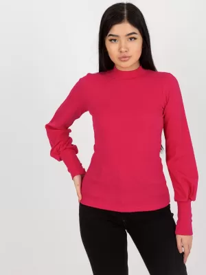 Dámská halenka RUE PARIS RV-BZ-5223.15 DARK FUCHSIA