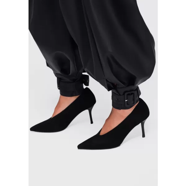  Dámské kalhoty OMBRE OW-PA-E0022 BLACK 