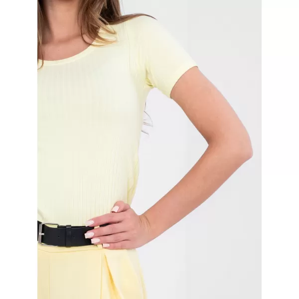  Dámské triko RUE PARIS RV-BZ-A1191.77 BRIGHT YELLOW 