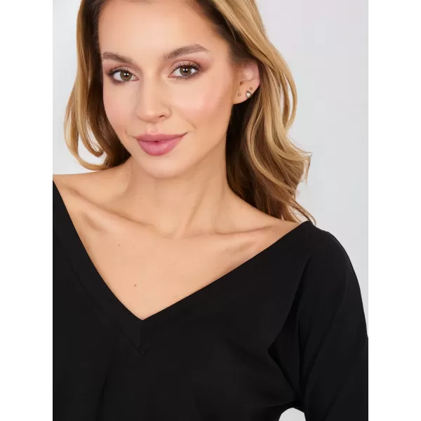  Dámská halenka RUE PARIS RV-BZ-A1189.24 BLACK 