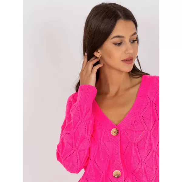  Dámský svetr RUE PARIS LC-SW-8035.06X FLUO PINK 