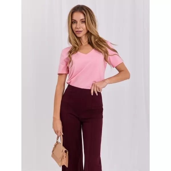  Dámské tričko RUE PARIS RV-TS-A1095.33 BRIGHT PINK 