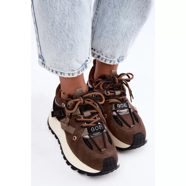  Dámské tenisky GOE UU2N4001 BROWN 