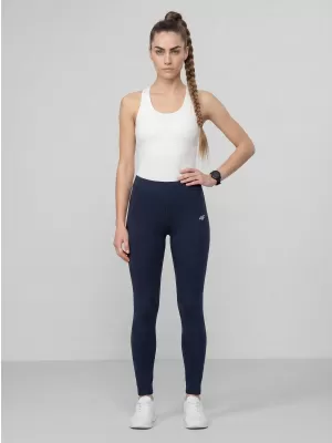 Dámské legíny 4F 4FWMM00TTIGF296 NAVY