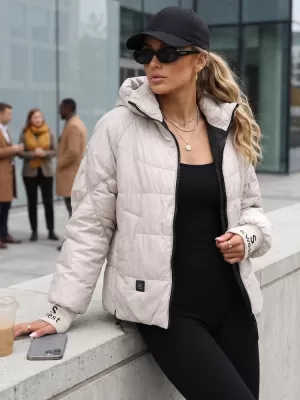 Dámská bunda DSTREET BÉŽOVÁ