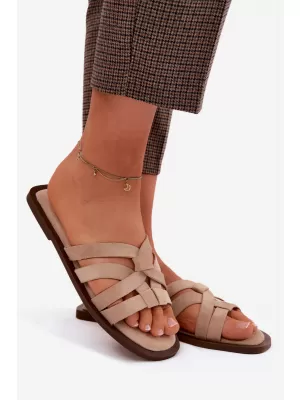 Dámské pantofle BOTO 9826 BEIGE