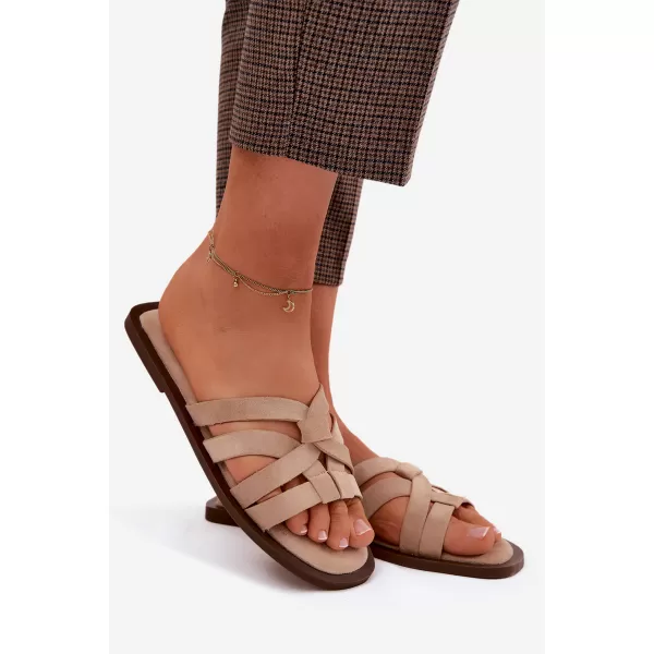  Dámské pantofle BOTO 9826 BEIGE 