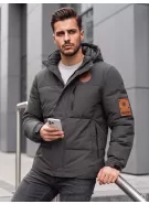 Pánská bunda DSTREET1 TMAVĚ ŠEDÁ