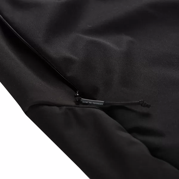  Pánské softshellové kalhoty ALPINE PRO ABAR 2 BLACK 
